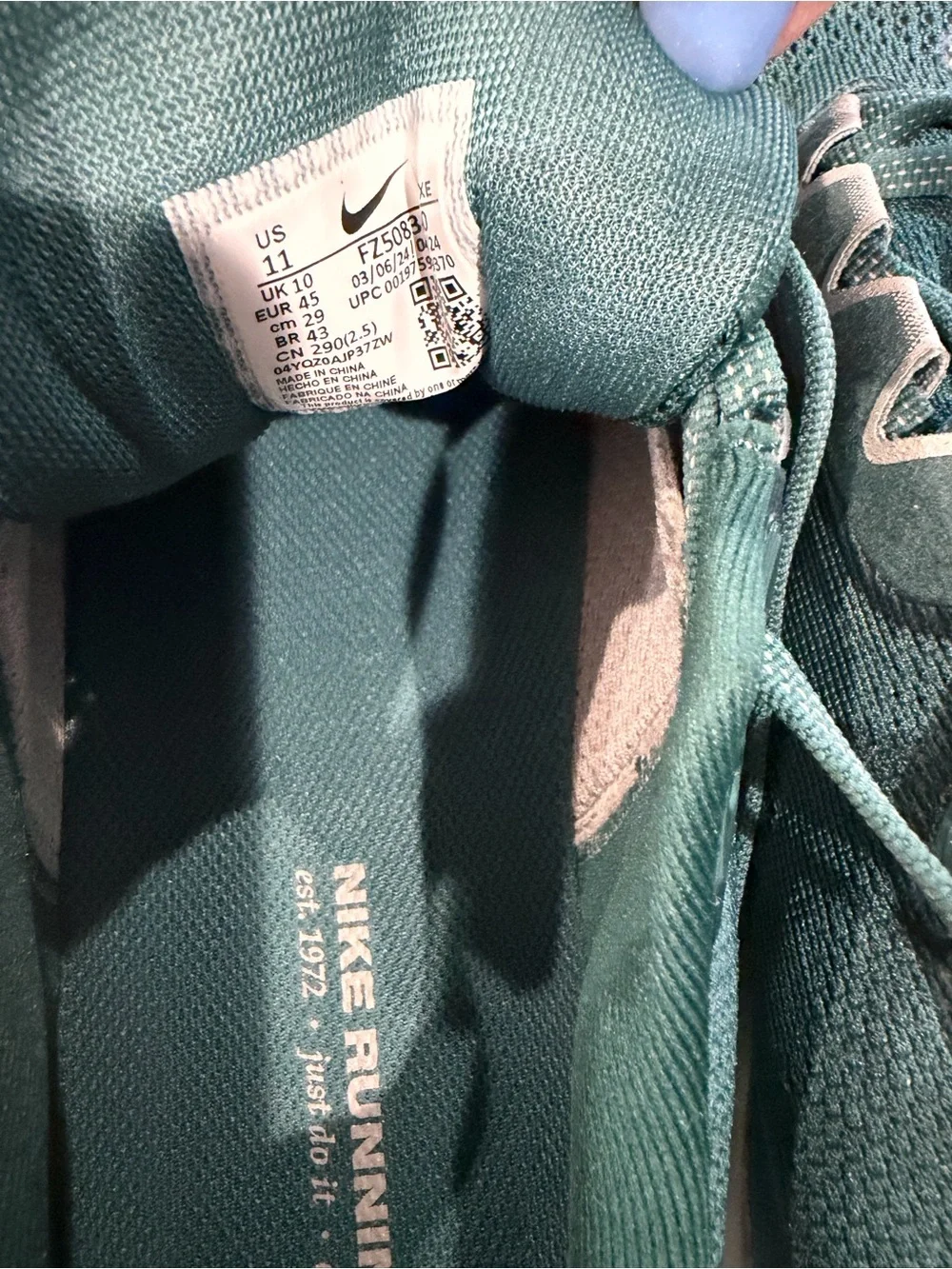 Nike Men’s Air Zoom Pegasus 41 'Philadelphia Eagles' size 11